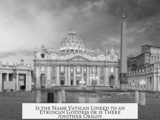 Is the Name Vatican Linked to an Etruscan Goddess or is There Another Origin