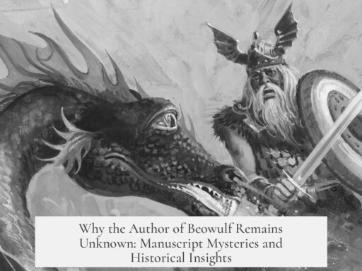 Why the Author of Beowulf Remains Unknown: Manuscript Mysteries and Historical Insights