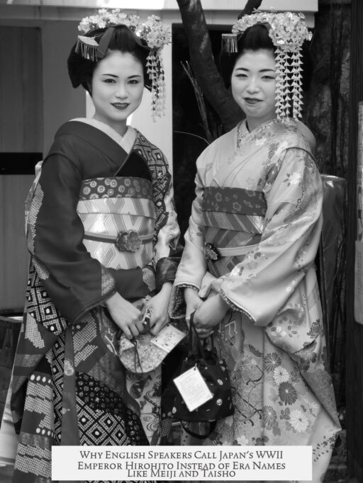 Why English Speakers Call Japan's WWII Emperor Hirohito Instead of Era Names Like Meiji and Taisho