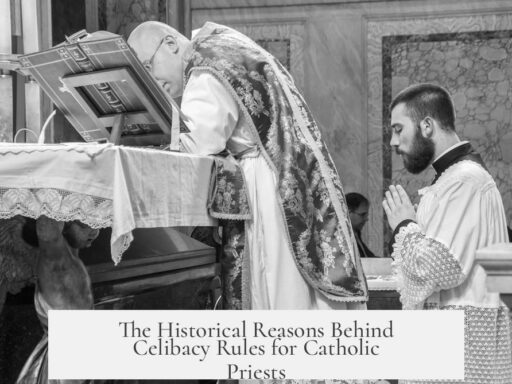 The Historical Reasons Behind Celibacy Rules for Catholic Priests