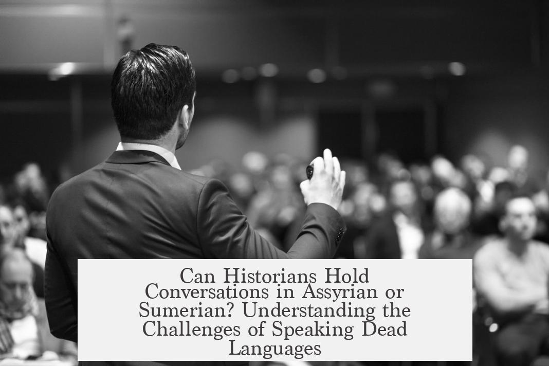 Can Historians Hold Conversations in Assyrian or Sumerian? Understanding the Challenges of Speaking Dead Languages