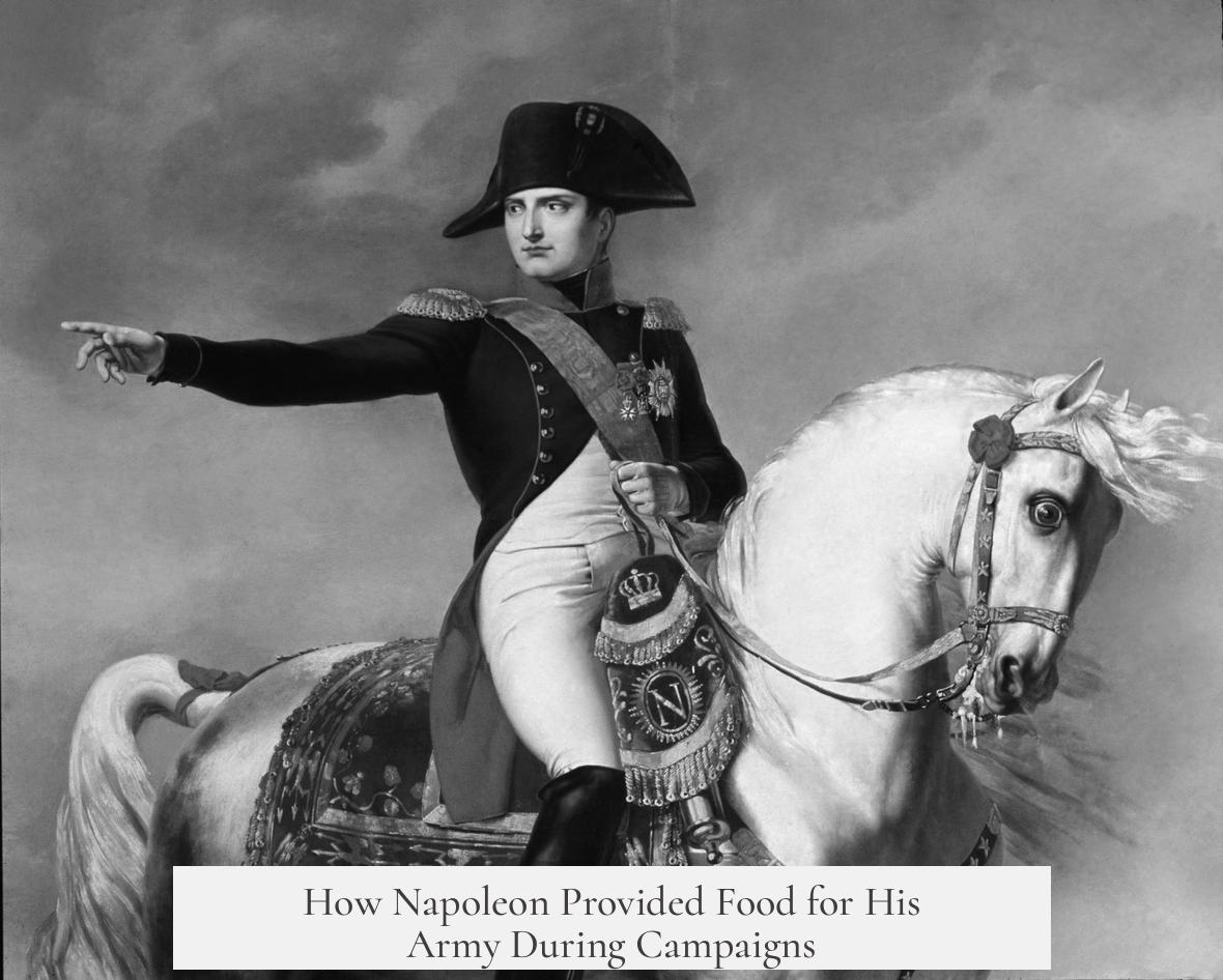 How Napoleon Provided Food for His Army During Campaigns