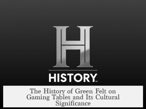 The History of Green Felt on Gaming Tables and Its Cultural Significance