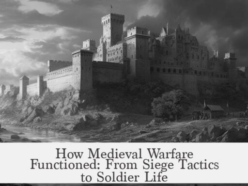 How Medieval Warfare Functioned: From Siege Tactics to Soldier Life