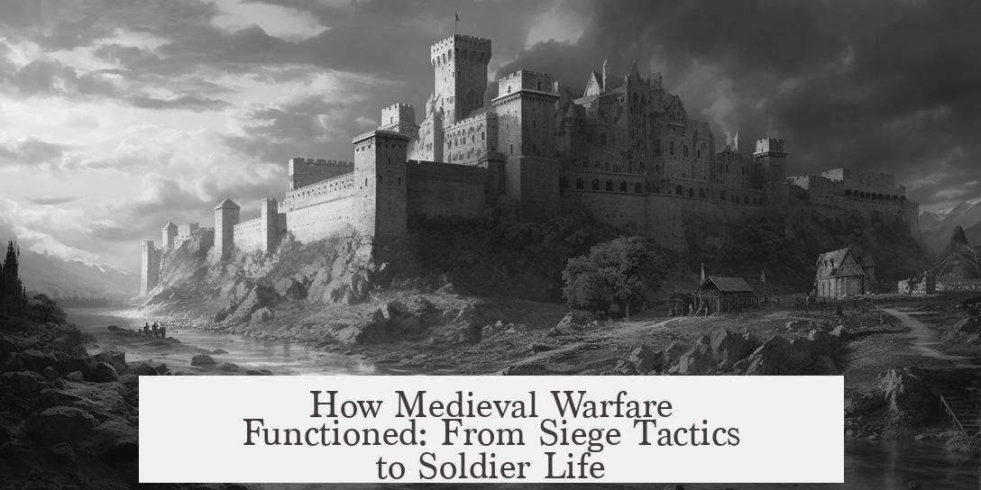 How Medieval Warfare Functioned: From Siege Tactics to Soldier Life
