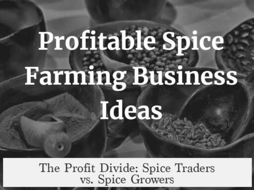 The Profit Divide: Spice Traders vs. Spice Growers