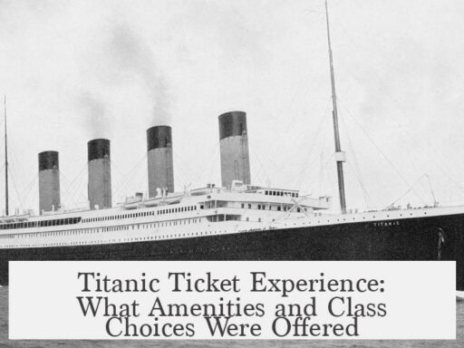 Titanic Ticket Experience: What Amenities and Class Choices Were Offered