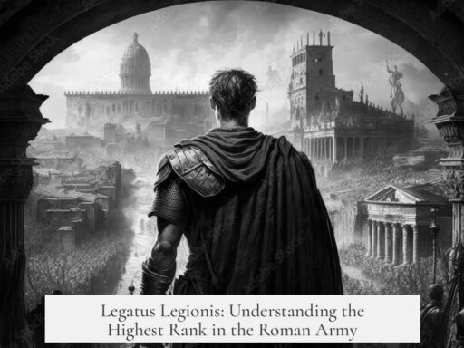 Legatus Legionis: Understanding the Highest Rank in the Roman Army
