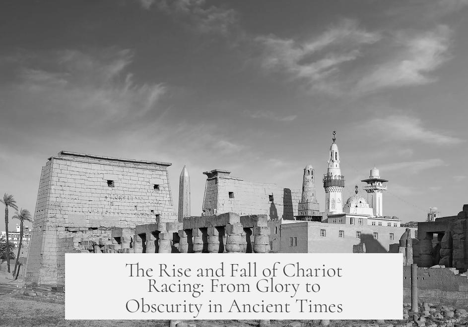 The Rise and Fall of Chariot Racing: From Glory to Obscurity in Ancient Times