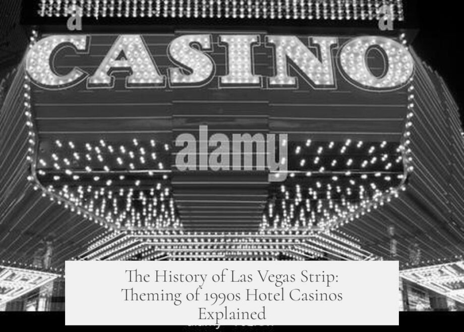 The History of Las Vegas Strip: Theming of 1990s Hotel Casinos Explained