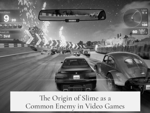 The Origin of Slime as a Common Enemy in Video Games