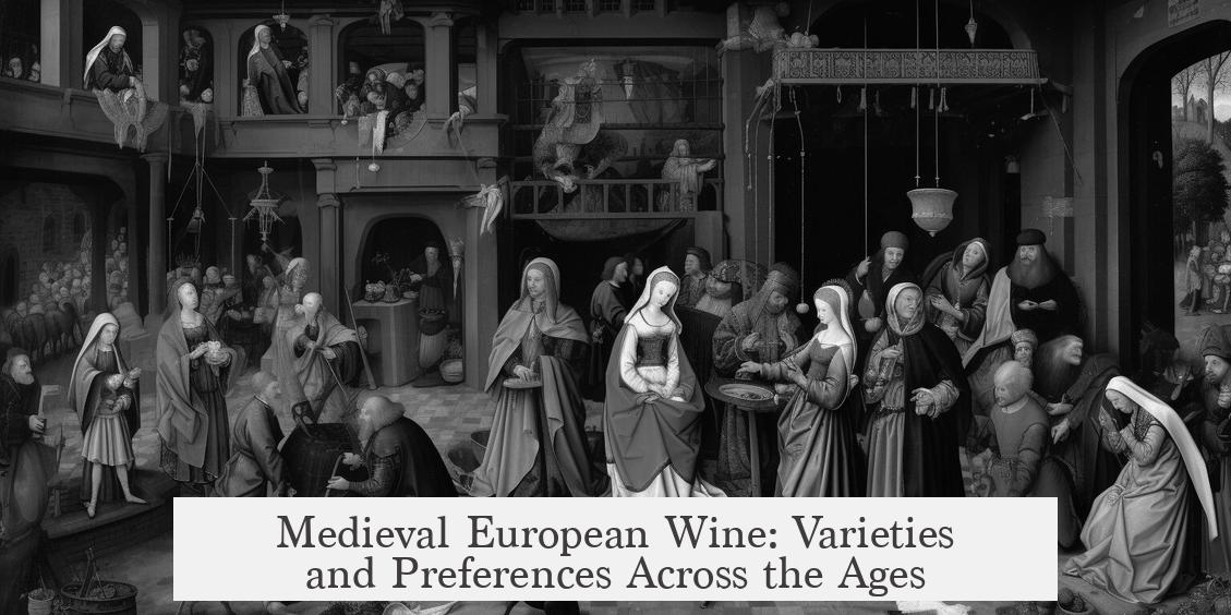 Medieval European Wine: Varieties and Preferences Across the Ages