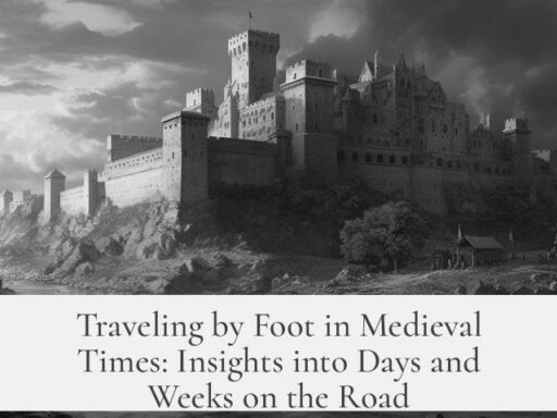 Traveling by Foot in Medieval Times: Insights into Days and Weeks on the Road