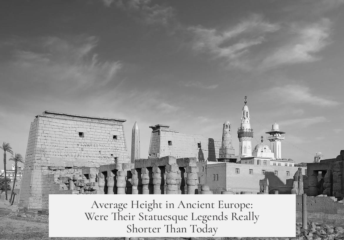 Average Height in Ancient Europe: Were Their Statuesque Legends Really Shorter Than Today