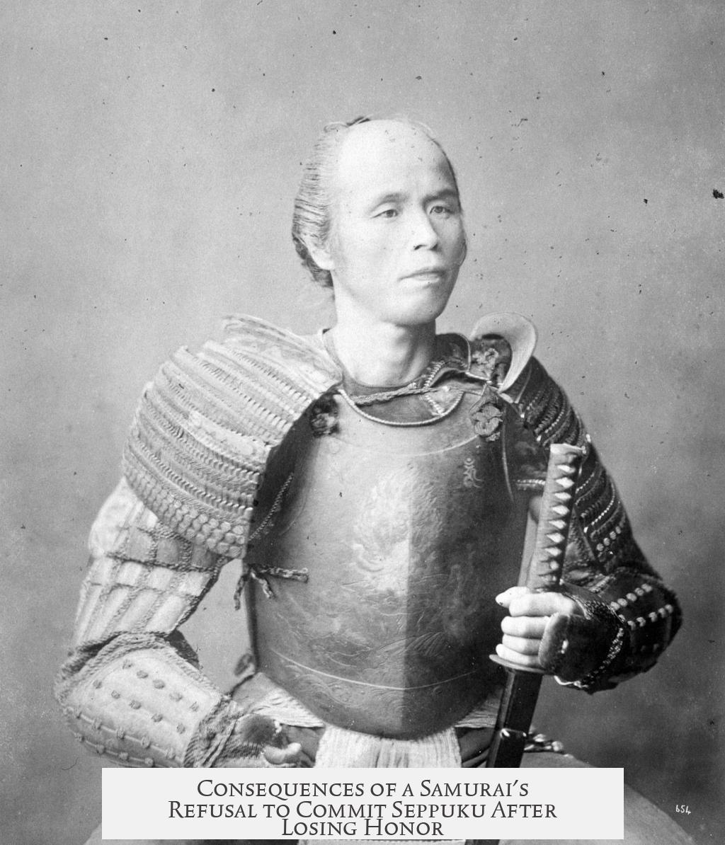 Consequences of a Samurai's Refusal to Commit Seppuku After Losing Honor