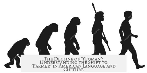 The Decline of 'Yeoman': Understanding the Shift to 'Farmer' in American Language and Culture