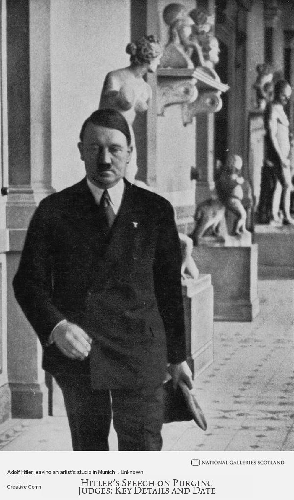 Hitler's Speech on Purging Judges: Key Details and Date