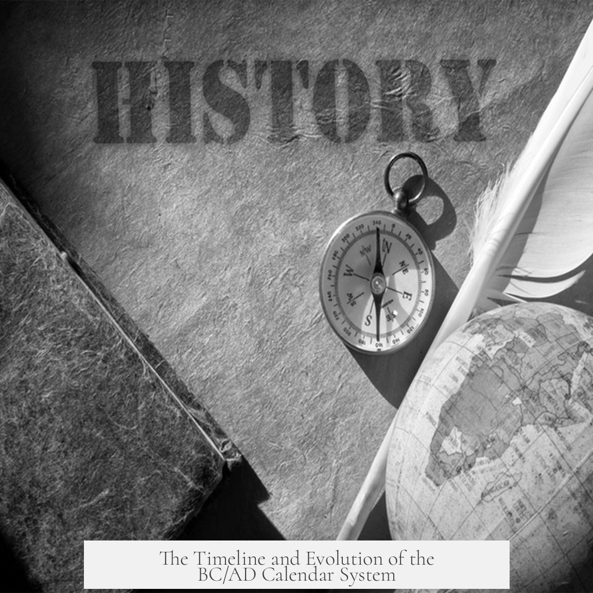 The Timeline and Evolution of the BC/AD Calendar System