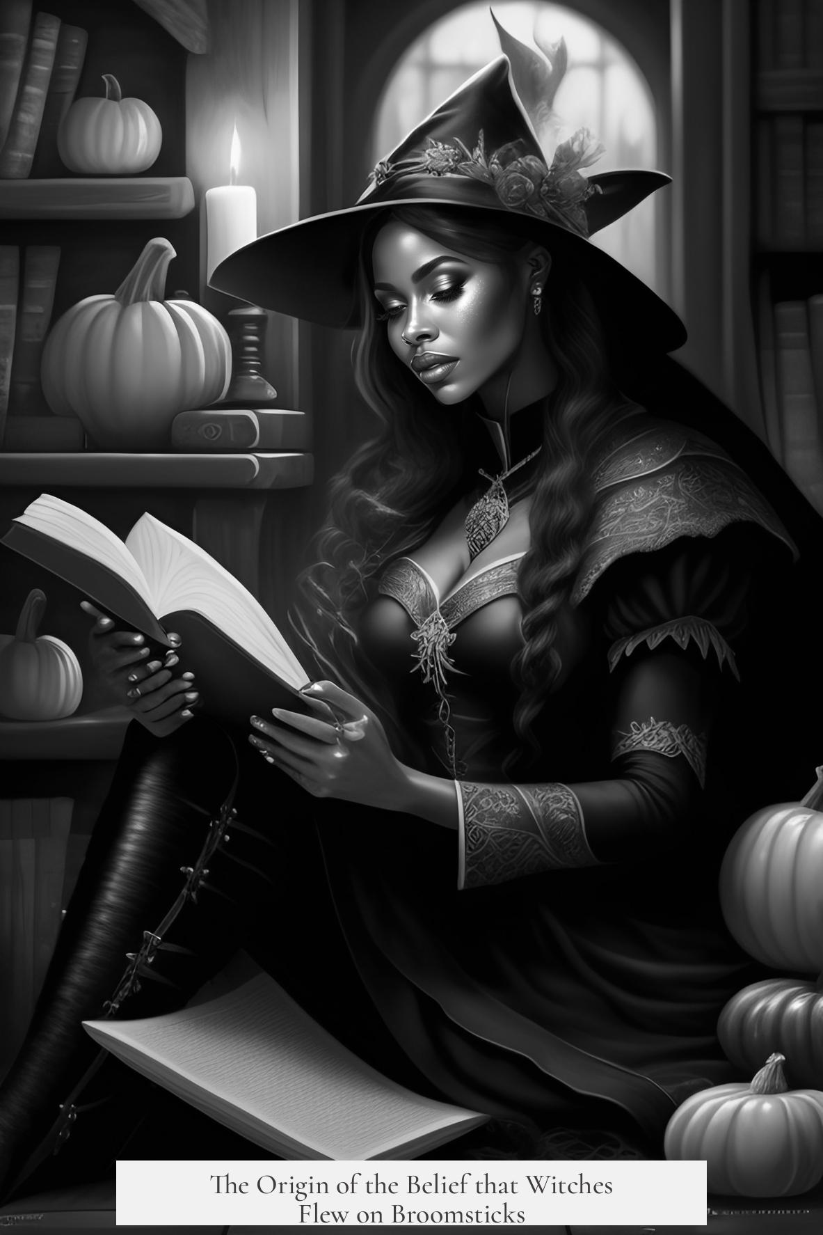 The Origin of the Belief that Witches Flew on Broomsticks