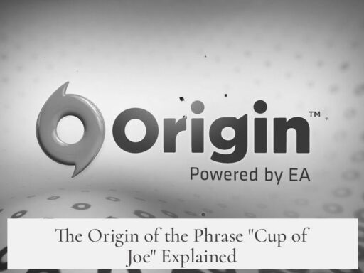 The Origin of the Phrase "Cup of Joe" Explained