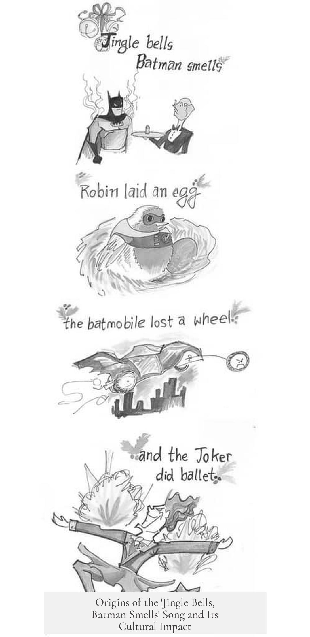 Origins of the 'Jingle Bells, Batman Smells' Song and Its Cultural Impact