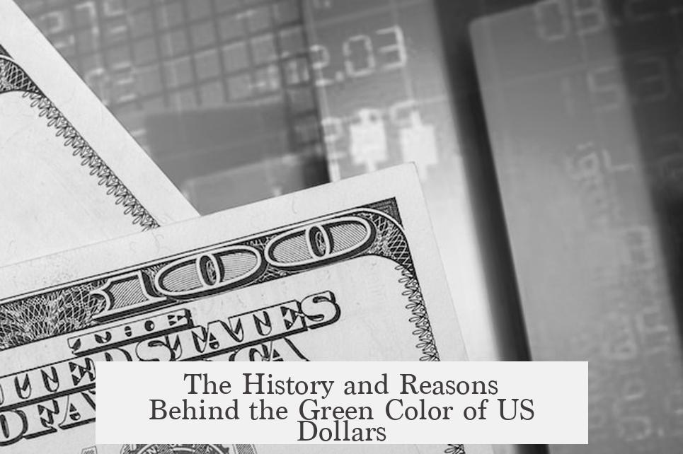 The History and Reasons Behind the Green Color of US Dollars