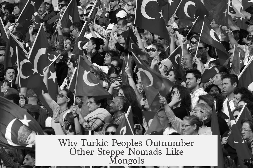 Why Turkic Peoples Outnumber Other Steppe Nomads Like Mongols
