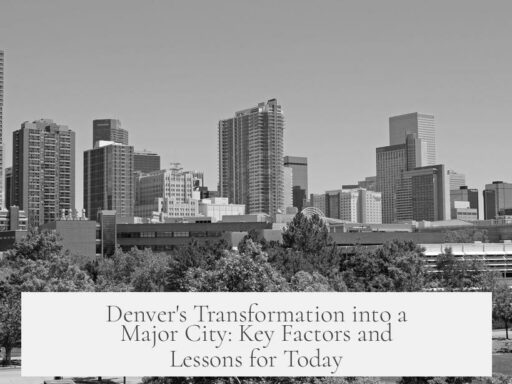 Denver's Transformation into a Major City: Key Factors and Lessons for Today