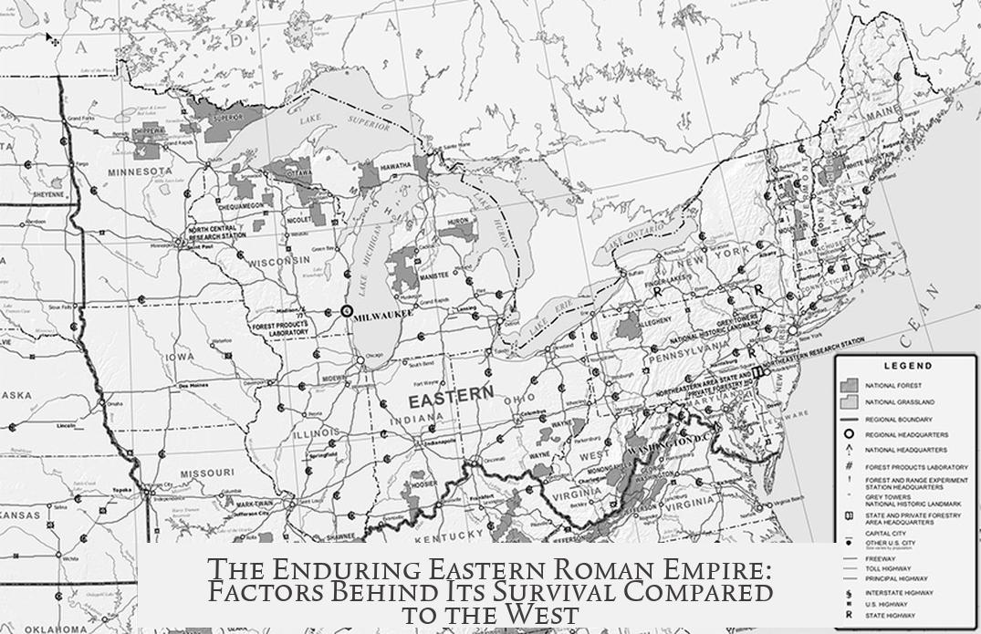 The Enduring Eastern Roman Empire: Factors Behind Its Survival Compared to the West