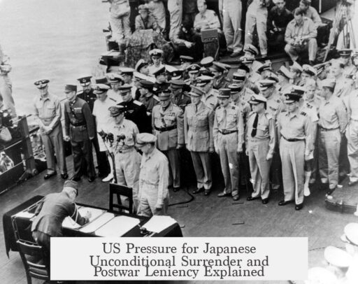 US Pressure for Japanese Unconditional Surrender and Postwar Leniency Explained