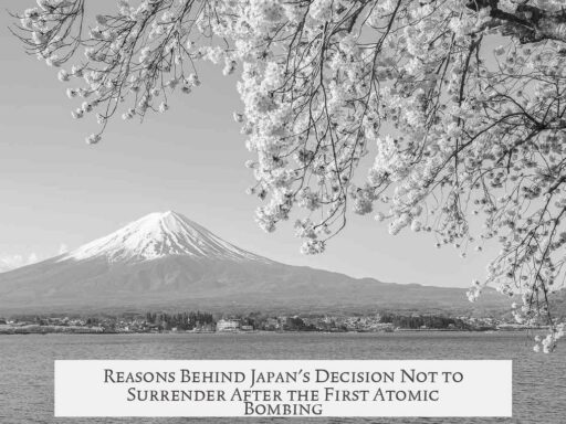 Reasons Behind Japan's Decision Not to Surrender After the First Atomic Bombing