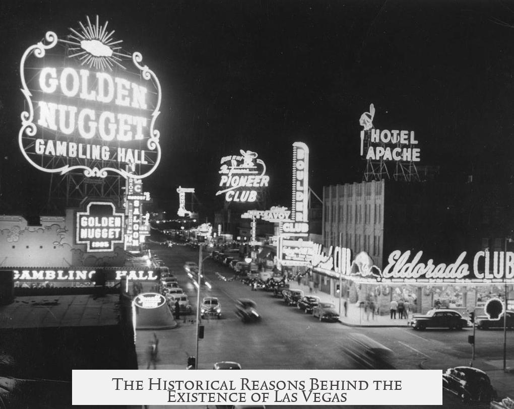 The Historical Reasons Behind the Existence of Las Vegas