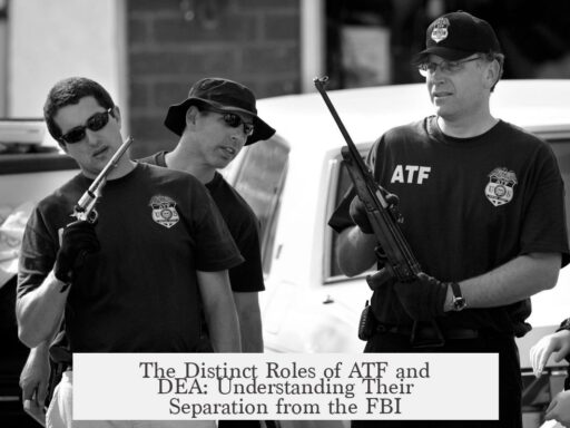 The Distinct Roles of ATF and DEA: Understanding Their Separation from the FBI