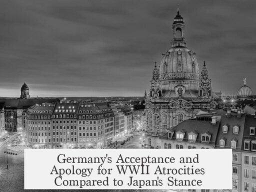 Germany's Acceptance and Apology for WWII Atrocities Compared to Japan's Stance
