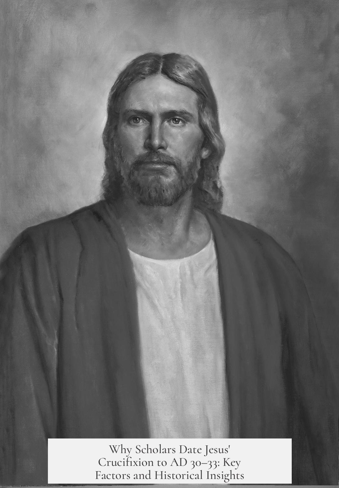 Why Scholars Date Jesus' Crucifixion to AD 30–33: Key Factors and Historical Insights