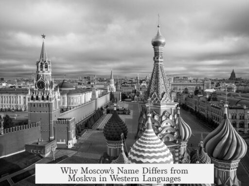 Why Moscow's Name Differs from Moskva in Western Languages