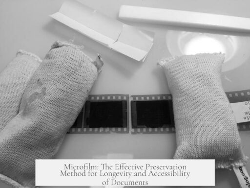 Microfilm: The Effective Preservation Method for Longevity and Accessibility of Documents