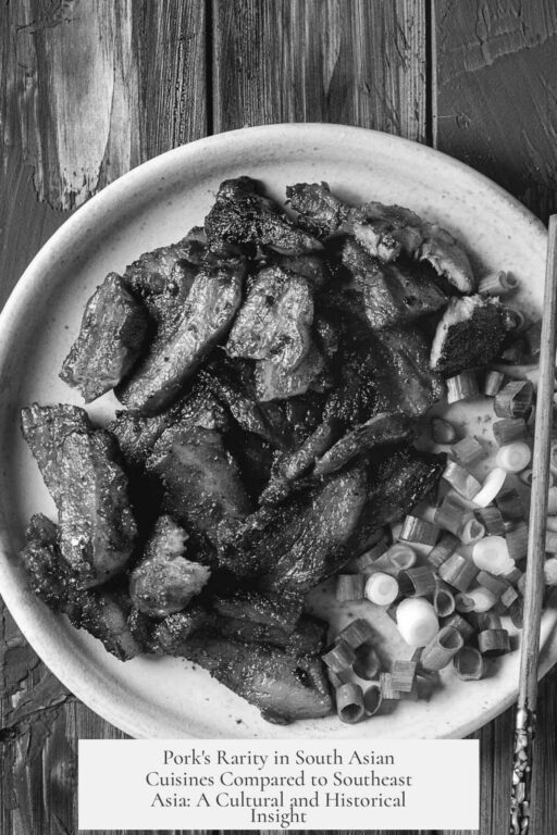 Pork's Rarity in South Asian Cuisines Compared to Southeast Asia: A Cultural and Historical Insight