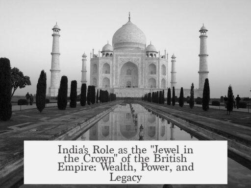India's Role as the "Jewel in the Crown" of the British Empire: Wealth, Power, and Legacy