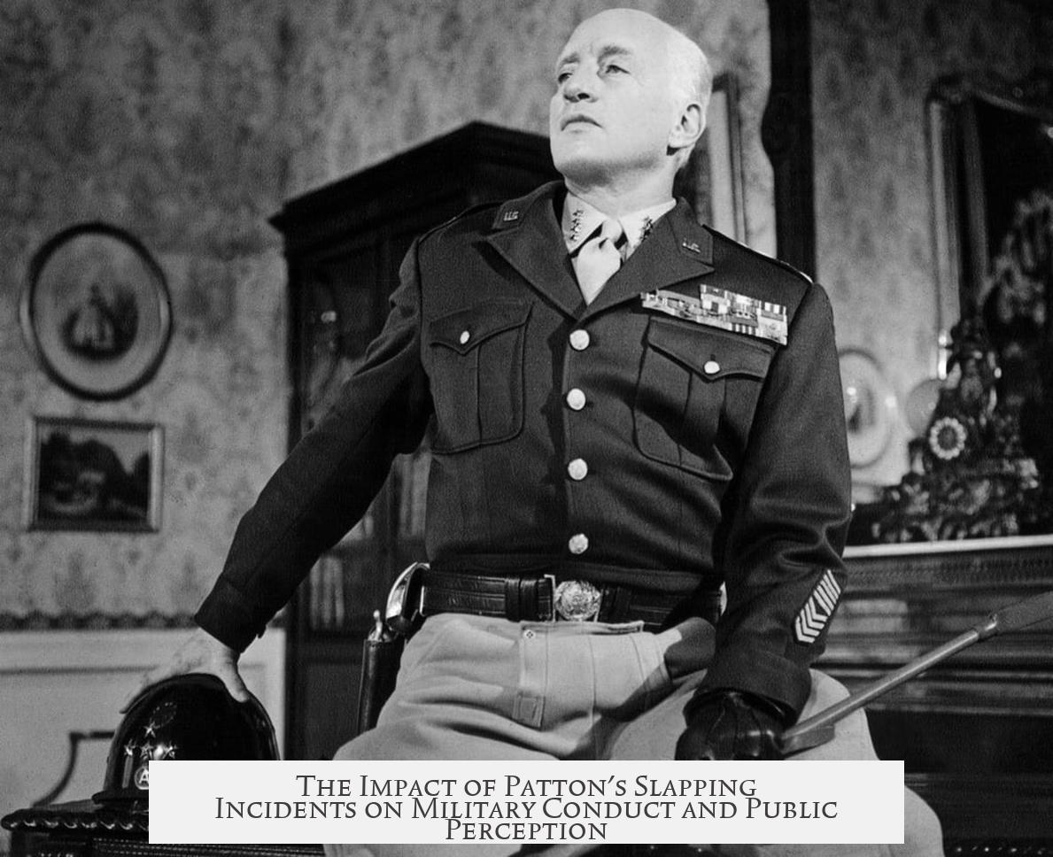The Impact of Patton's Slapping Incidents on Military Conduct and Public Perception