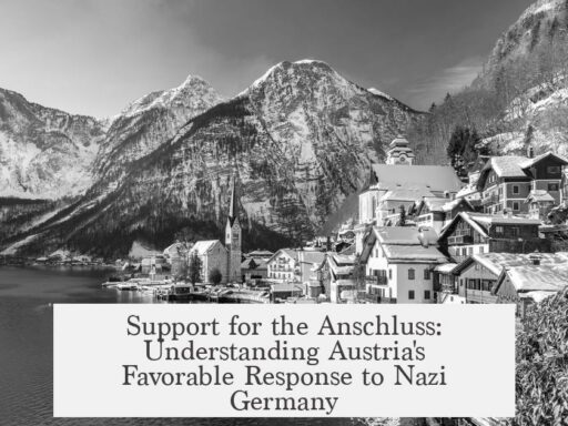 Support for the Anschluss: Understanding Austria's Favorable Response to Nazi Germany