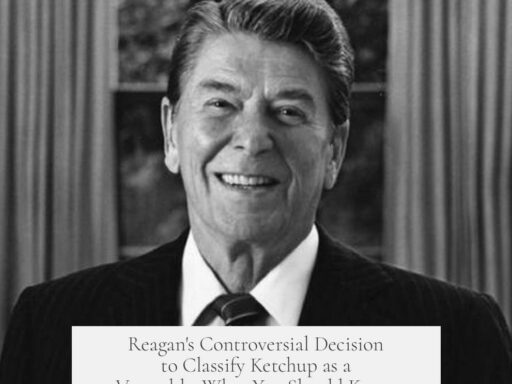 Reagan's Controversial Decision to Classify Ketchup as a Vegetable: What You Should Know